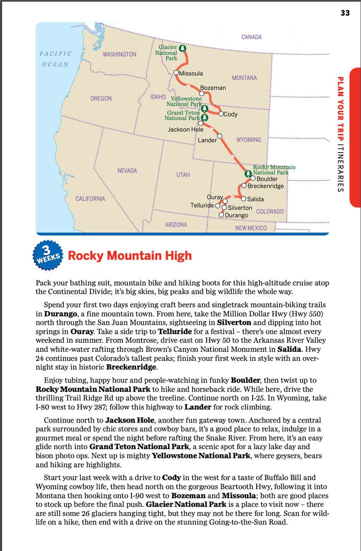 Guide de voyage (en anglais) - USA Western | Lonely Planet guide de voyage Lonely Planet EN 