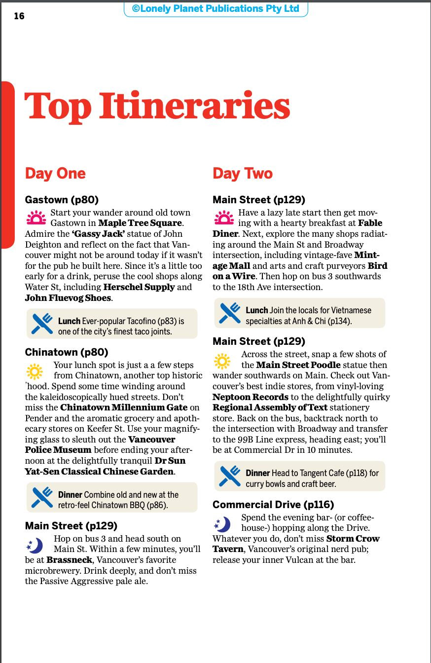 Guide de voyage (en anglais) - Vancouver & Victoria | Lonely Planet guide de voyage Lonely Planet EN 