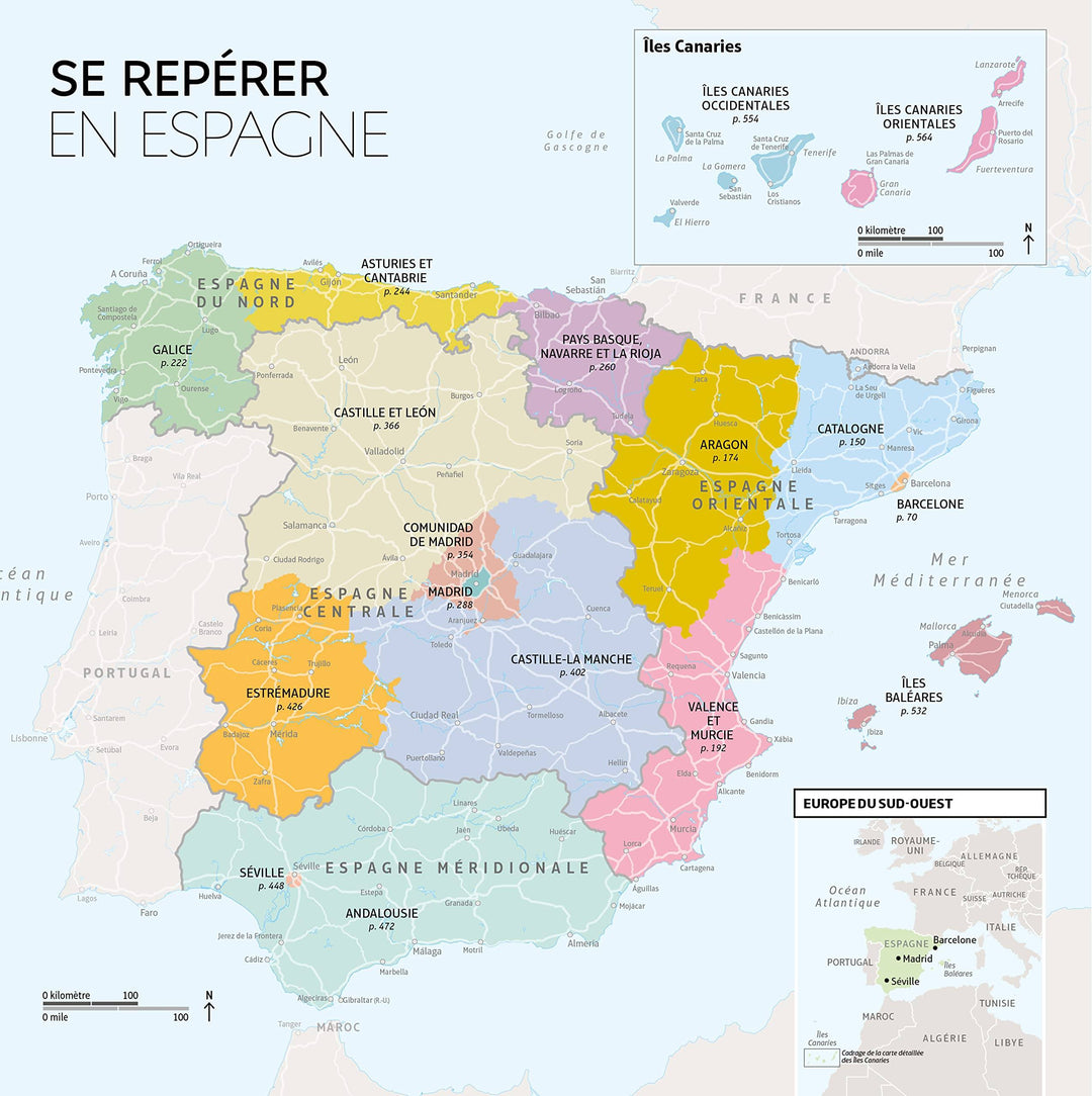 Guide de voyage - Espagne avec Baléares & Canaries - Édition 2021 | Guides Voir guide de voyage Guides Voir 