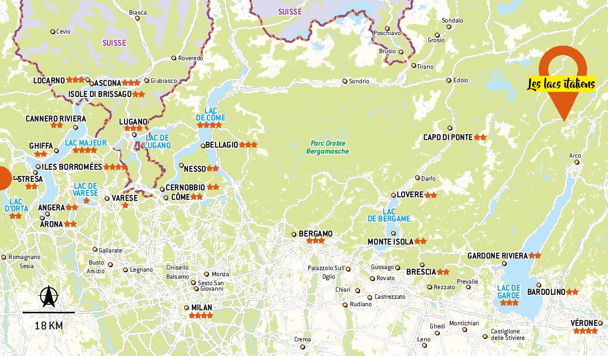 Guide de voyage - Lacs italiens 2024/25 | Petit Futé guide de voyage Petit Futé