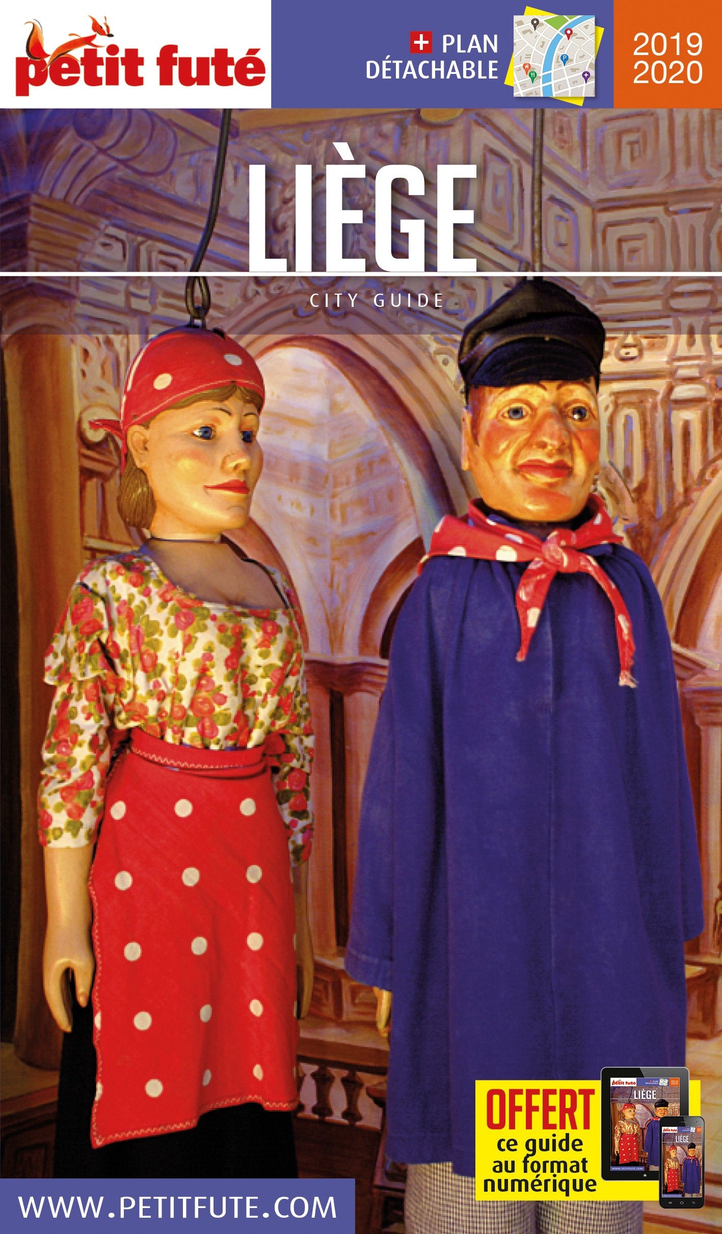 Guide de voyage - Liège 2019/20 + plan | Petit Futé guide de voyage Petit Futé 