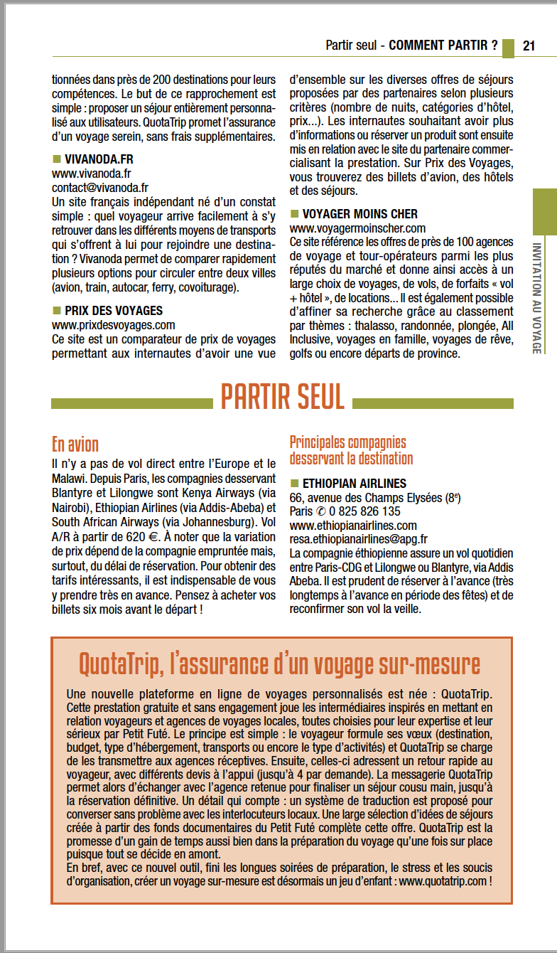 Guide de voyage - Malawi | Petit Futé guide de voyage Petit Futé 