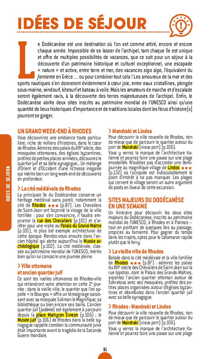 Guide de voyage - Rhodes & Dodécanèse 2024/25 | Petit Futé guide de voyage Petit Futé