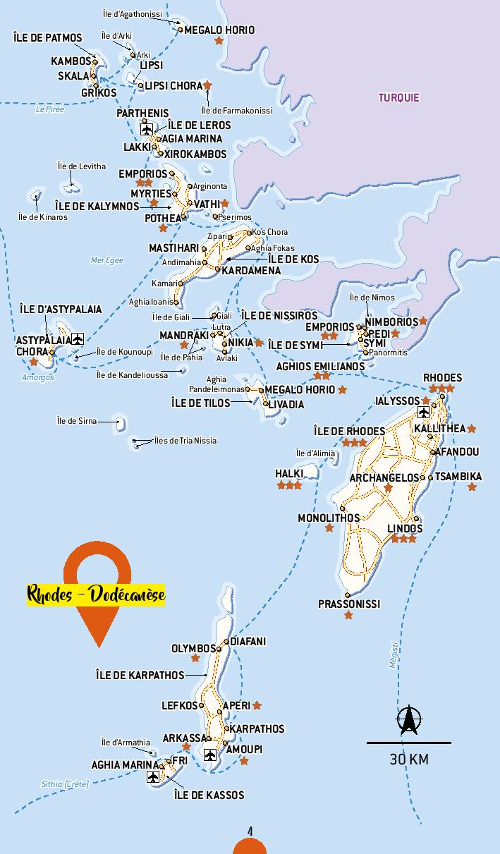 Guide de voyage - Rhodes & Dodécanèse 2024/25 | Petit Futé guide de voyage Petit Futé