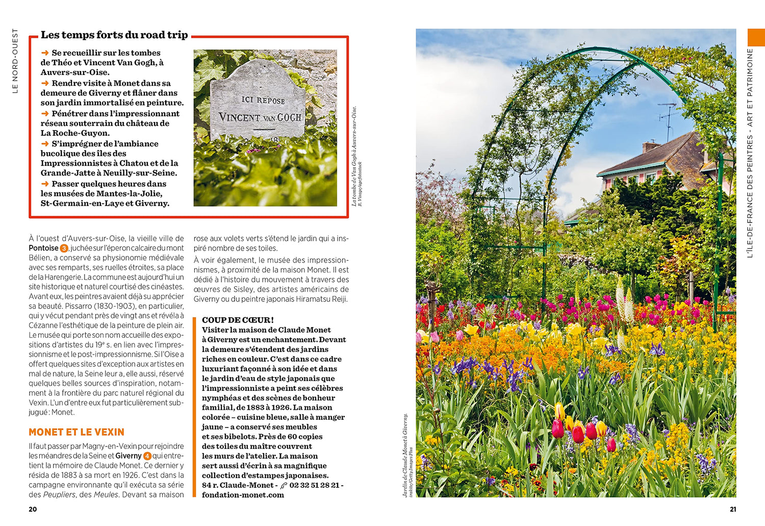 Guide de voyage - Sur les routes de France : 52 road trips - Édition 2021 | Michelin guide de voyage Michelin 