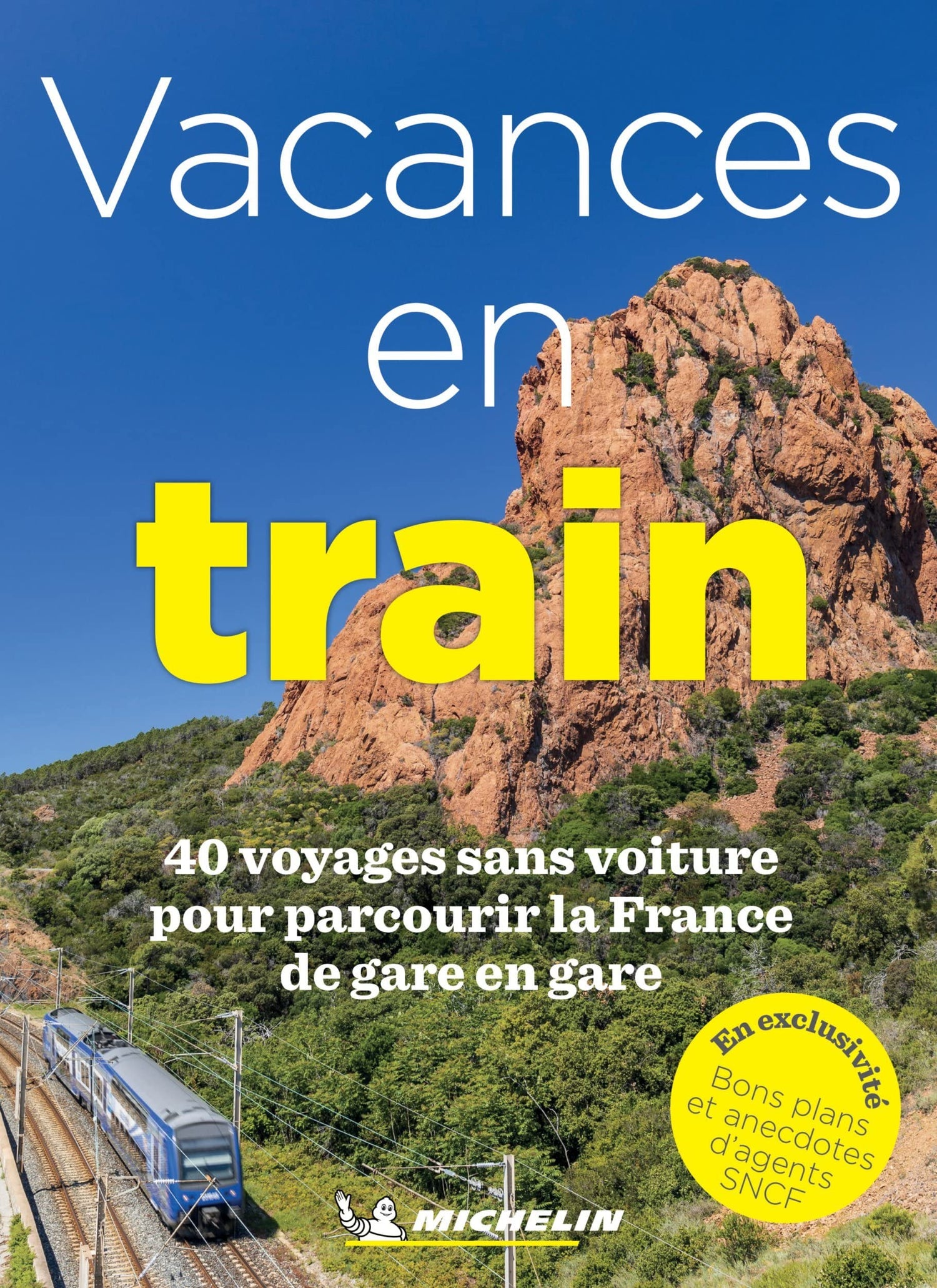 Guide de voyage - Vacances en train : 40 voyages pour parcourir la France - Édition 2021 | Michelin guide de voyage Michelin 