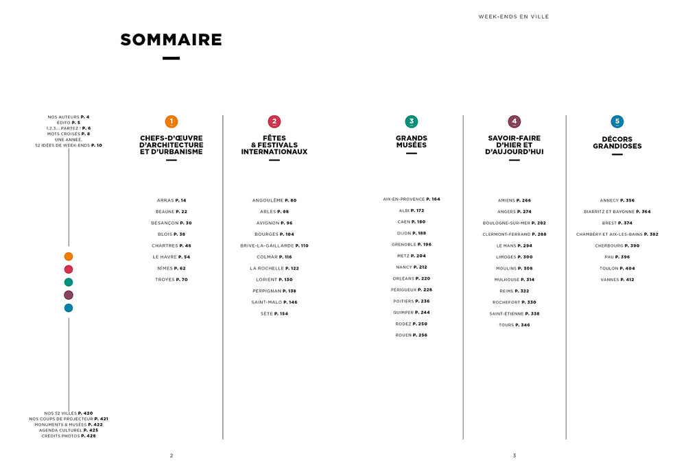 Guide de voyage - Week-ends en ville, redécouvrez 52 villes françaises - Édition 2021 | Michelin guide de voyage Michelin 
