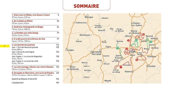 Guide de voyages à vélo et vélo électrique - Lyon et sa région | Glénat guide vélo Glénat 