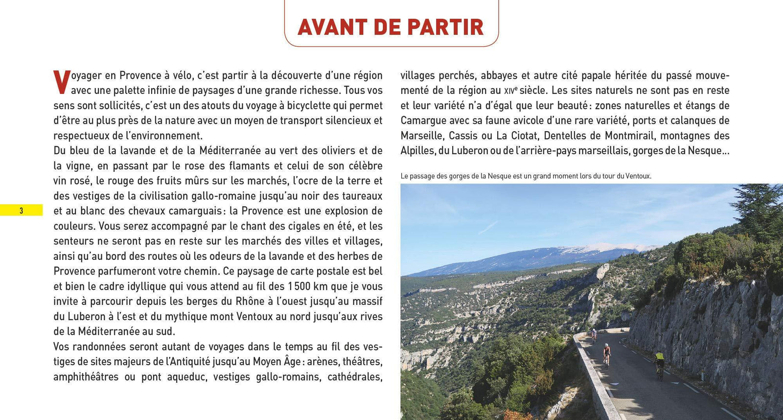 Guide de voyages à vélo et vélo électrique - Provence | Glénat guide cycliste Glénat