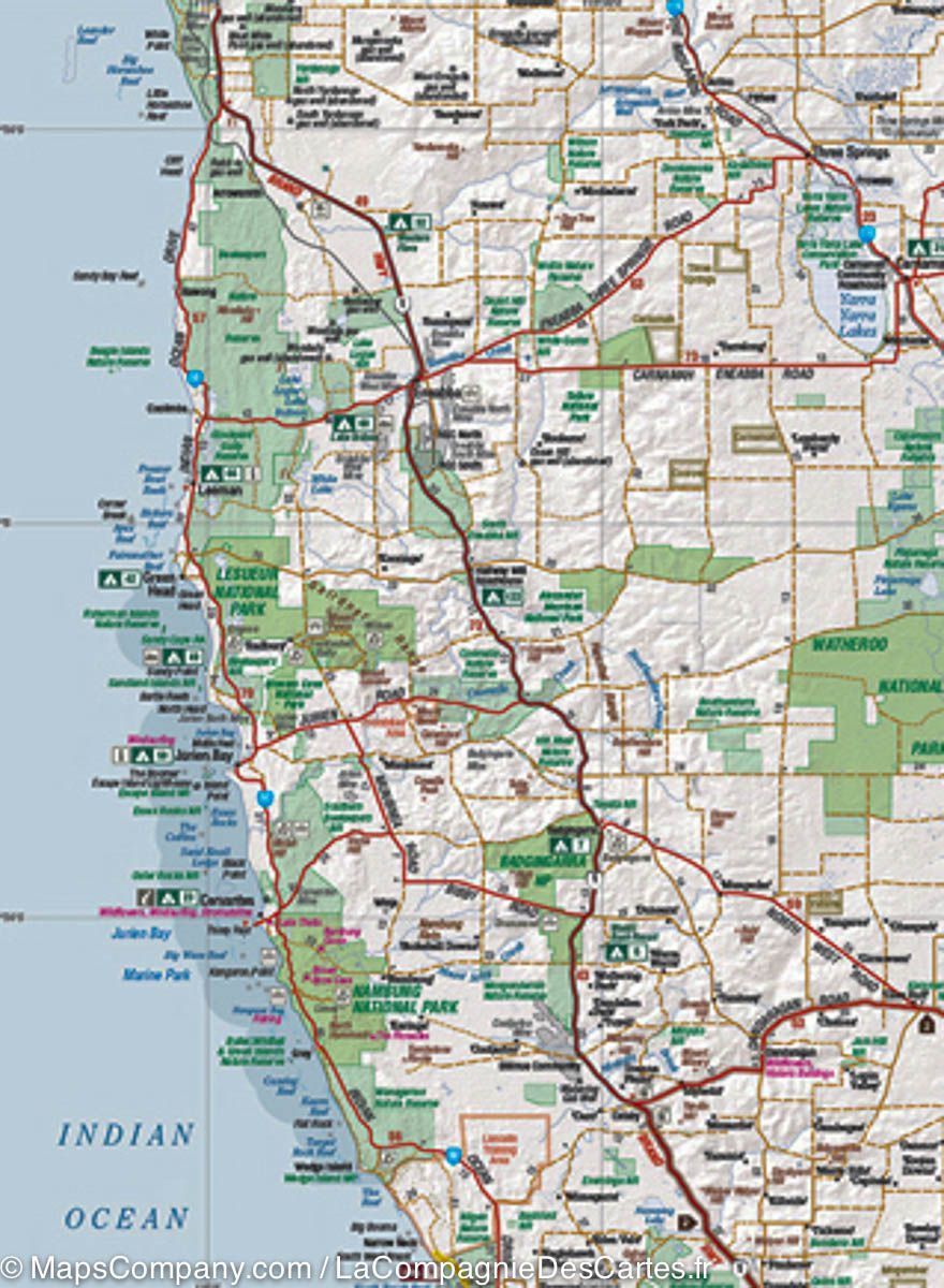 Guide des escapades en camping - Perth & le Sud-Ouest (Australie) | Hema Maps atlas Hema Maps