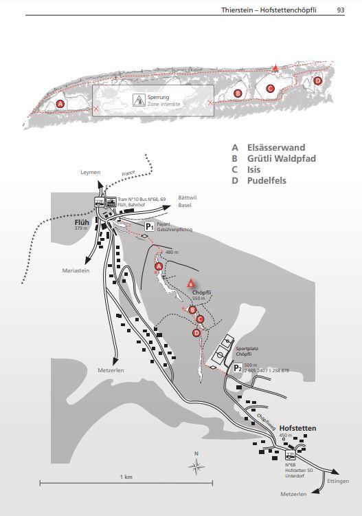 Guide d'escalade - Jura Bâlois | SAC - Club Alpin Suisse guide de randonnée SAC - Club Alpin Suisse 