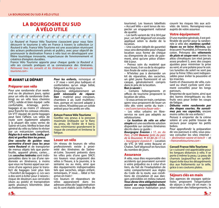 Guide du Routard - Bourgogne du Sud à vélo | Hachette guide de voyage Hachette 