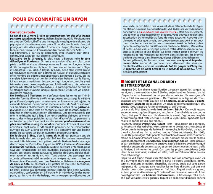 Guide du Routard - Canal des deux mers à vélo, de l'Atlantique à la N| Hachette guide de voyage Hachette 