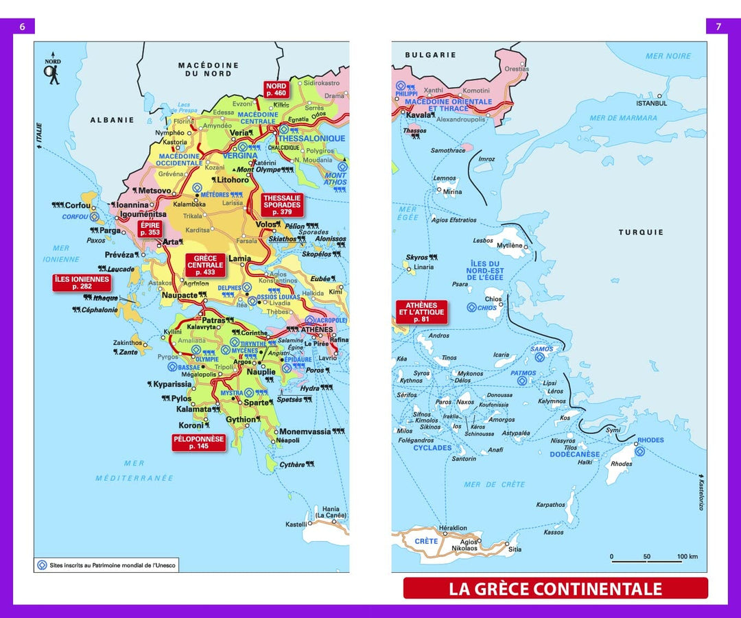 Guide du Routard - Grèce continentale, îles ioniennes 2023/24 | Hachette guide de voyage Hachette 