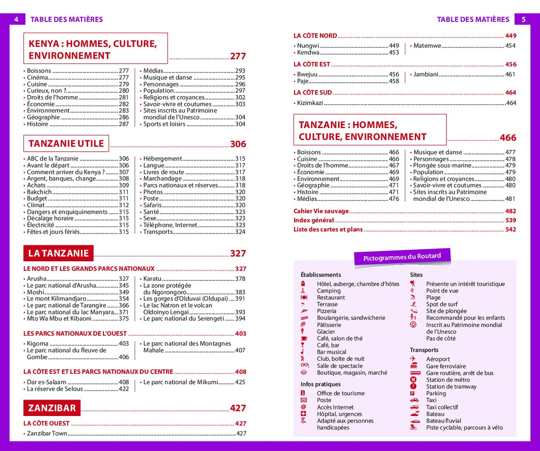 Guide du Routard - Kenya, Tanzanie + Zanzibar 2022/23 | Hachette guide de voyage Hachette 
