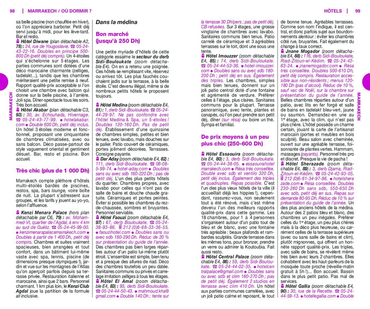 Guide du Routard - Marrakech, Haut Atlas & Essaouira + plan de ville 2023/24 | Hachette guide petit format Hachette 
