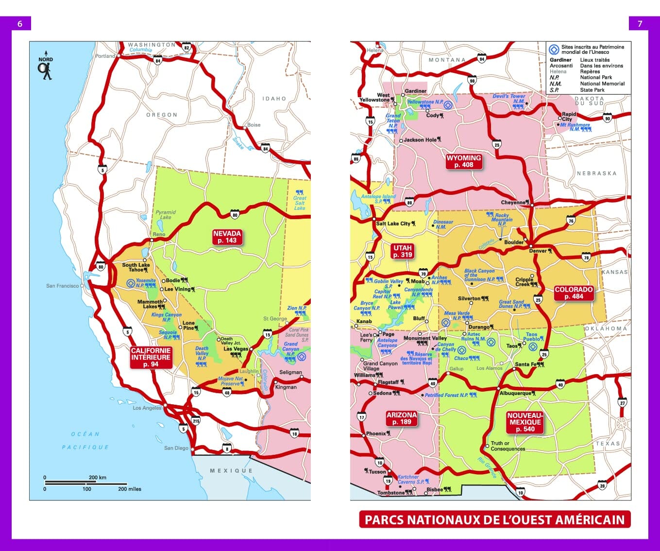 Guide du Routard - Parcs nationaux de l'ouest américain 2025/26 | Hachette guide de voyage Hachette