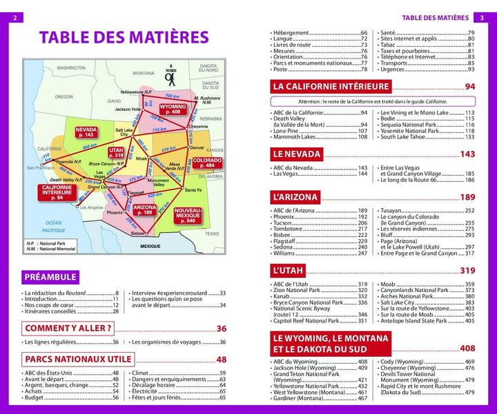 Guide du Routard - Parcs nationaux de l'ouest américain 2023/24 | Hachette guide de voyage Hachette 