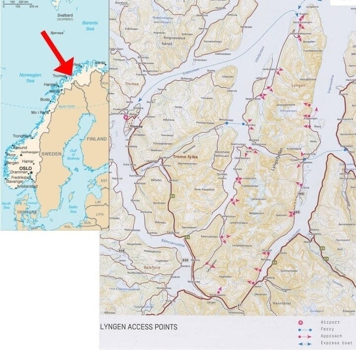 Guide (en anglais) - The Lyngen Alps - Skiing, Climbing, Trekking | Fri Flyt As guide de randonnée Fri Flyt As 