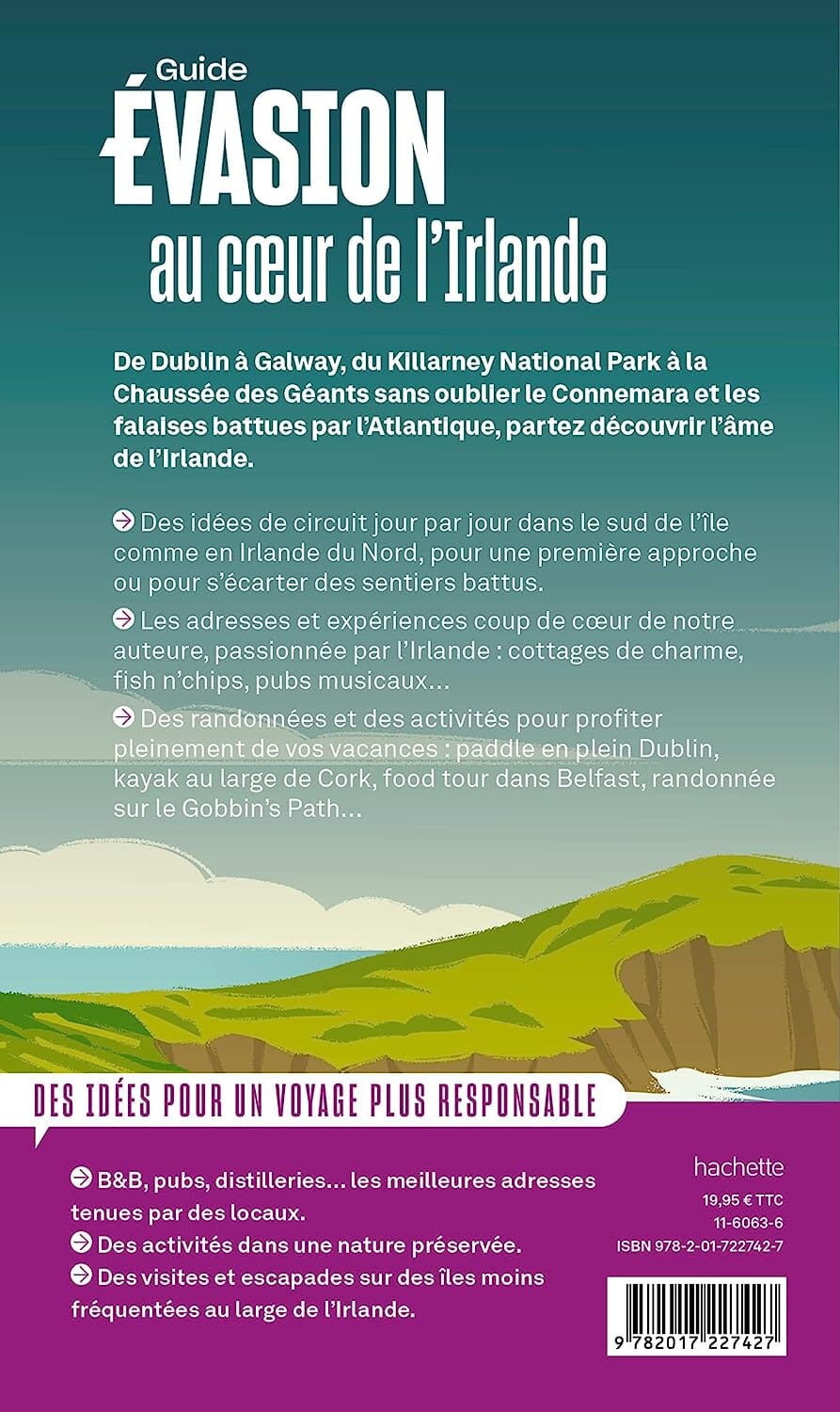 Guide Evasion - Irlande - Édition 2023 | Hachette guide de voyage Hachette 