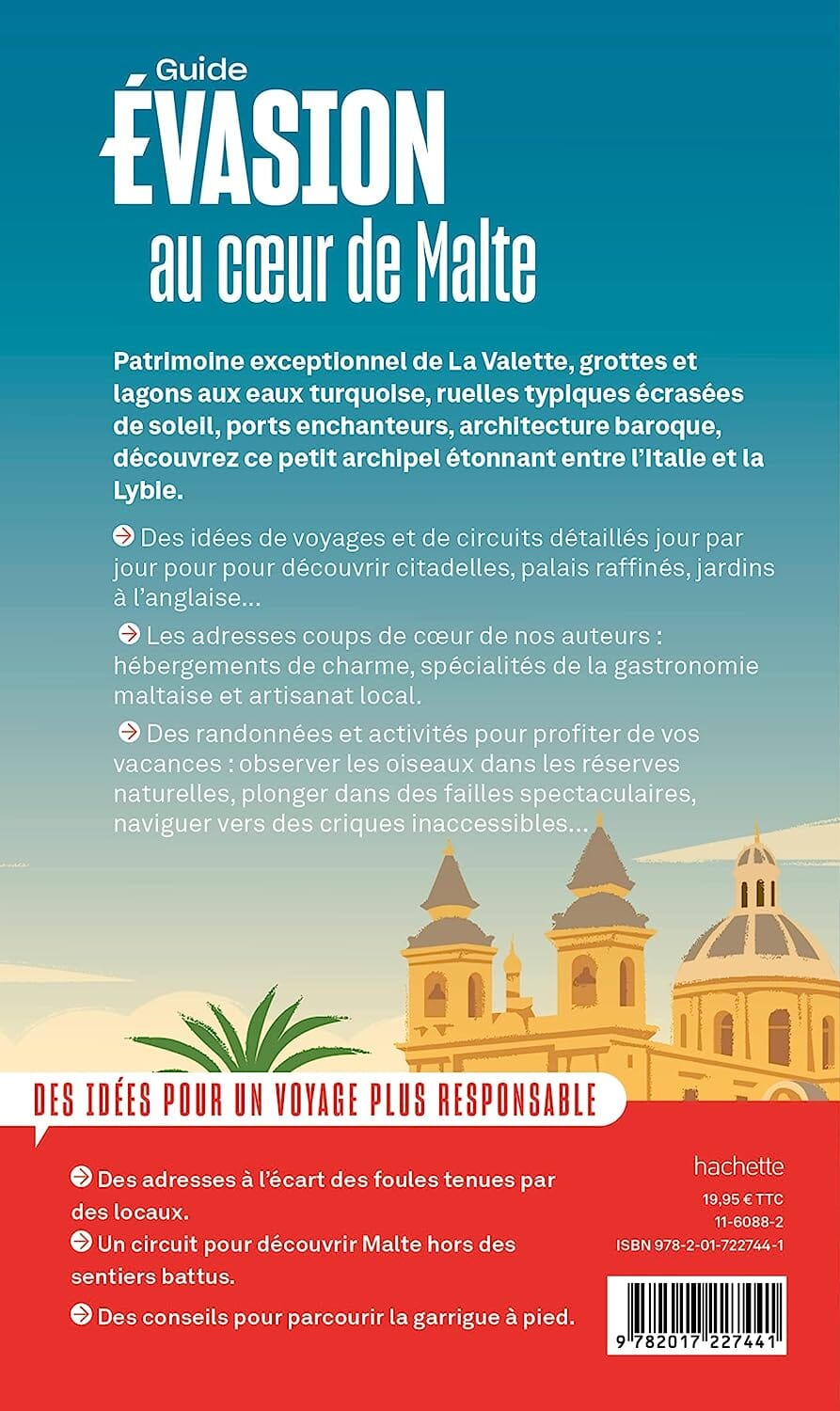 Guide Evasion - Malte, Gozo, Comino - Édition 2023 | Hachette guide de voyage Hachette 