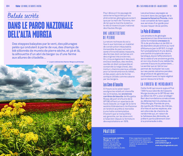 Guide Evasion - Pouilles & Matera - Édition 2022 | Hachette guide de voyage Hachette 