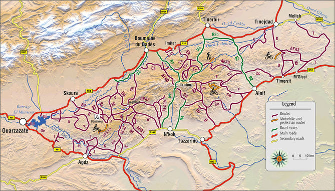 Guide Gandini (en anglais) - Moroccan tracks : The Sagho djebel vol. 11 guide de voyage Extrem'Sud - Guides Gandini 