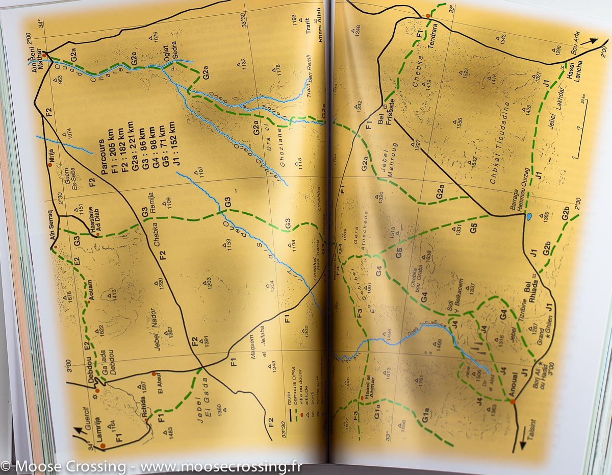 Guide Gandini - Pistes de la partie orientale du Maroc - Tome 4 guide de voyage Extrem'Sud - Guides Gandini