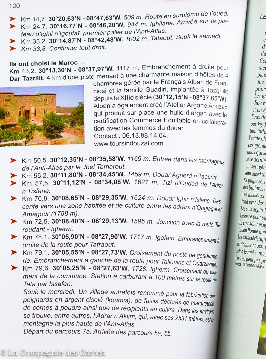 Guide Gandini - Pistes de l'Anti-Atlas (Maroc) - Tome 7 guide de voyage Extrem'Sud - Guides Gandini
