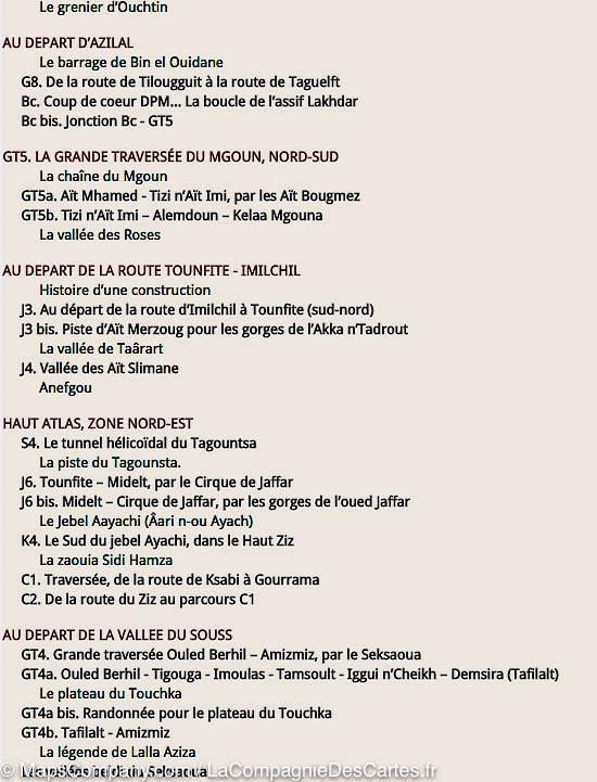 Guide Gandini - Pistes du Haut Atlas (Maroc) - Tome 1 - La Compagnie des Cartes