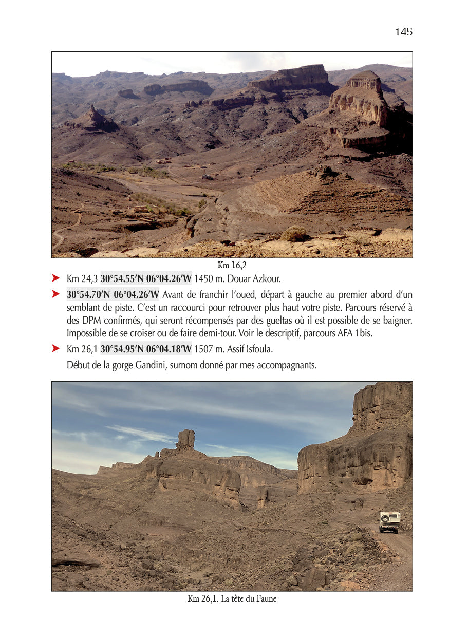 Guide Gandini - Pistes du Maroc : Le jebel Sagho - Tome 11 guide de voyage Extrem'Sud - Guides Gandini 