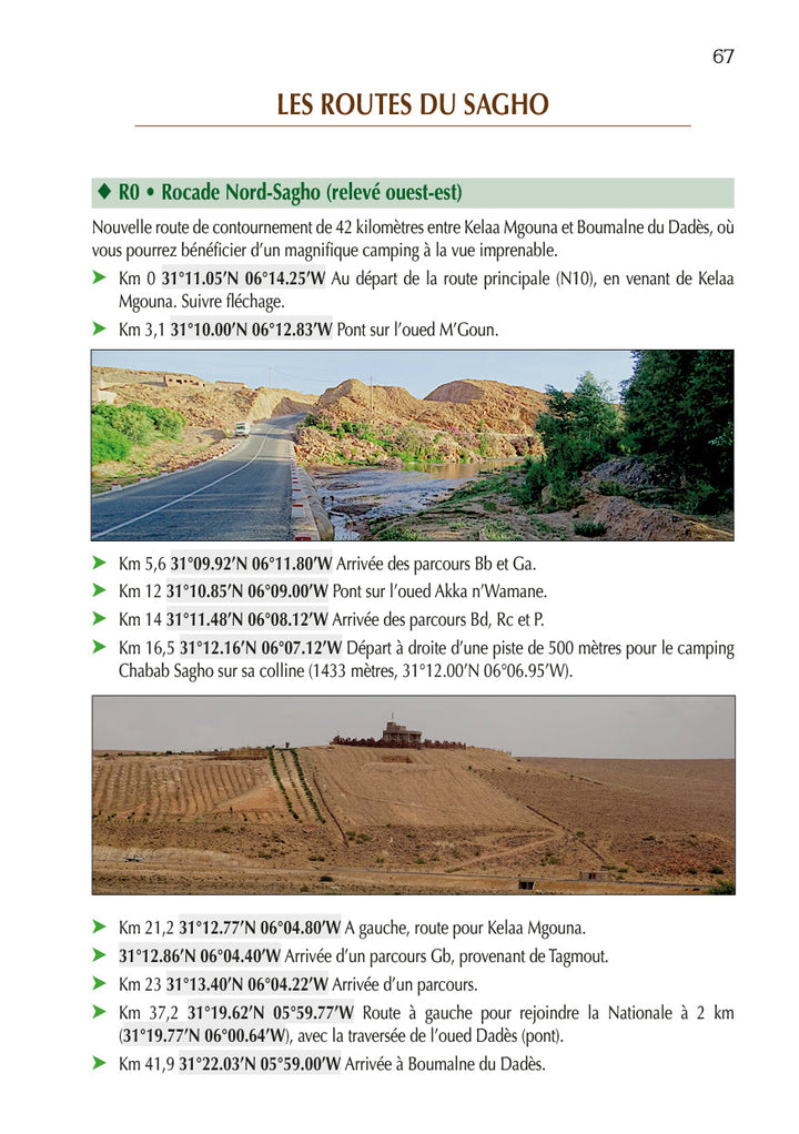 Guide Gandini - Pistes du Maroc : Le jebel Sagho - Tome 11 guide de voyage Extrem'Sud - Guides Gandini 