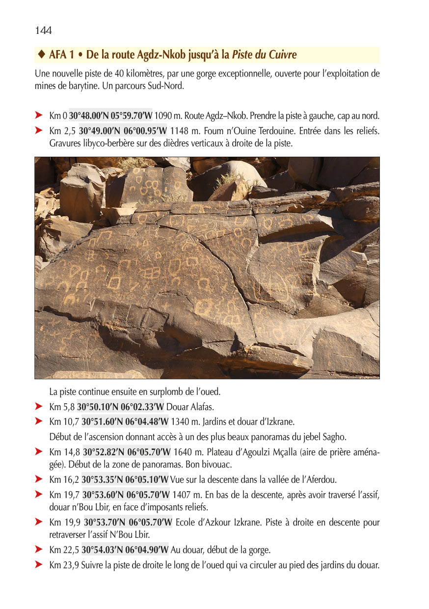 Guide Gandini - Pistes du Maroc : Le jebel Sagho - Tome 11 guide de voyage Extrem'Sud - Guides Gandini 