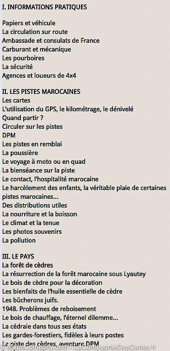 Guide Gandini - Pistes du Moyen Atlas (Maroc) - Tome 9 guide de voyage Extrem'Sud - Guides Gandini