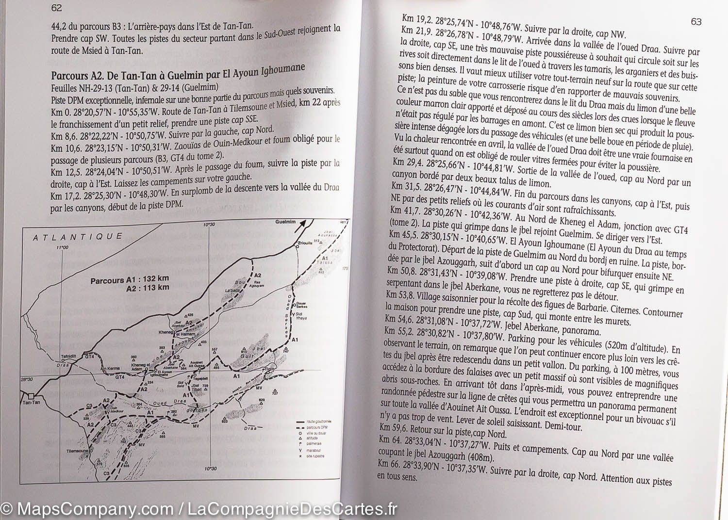 Guide Gandini - Pistes du sud du Maroc (de l'oued Draa à la Seguiet el Hamra) - Tome 3 guide de voyage Extrem'Sud - Guides Gandini