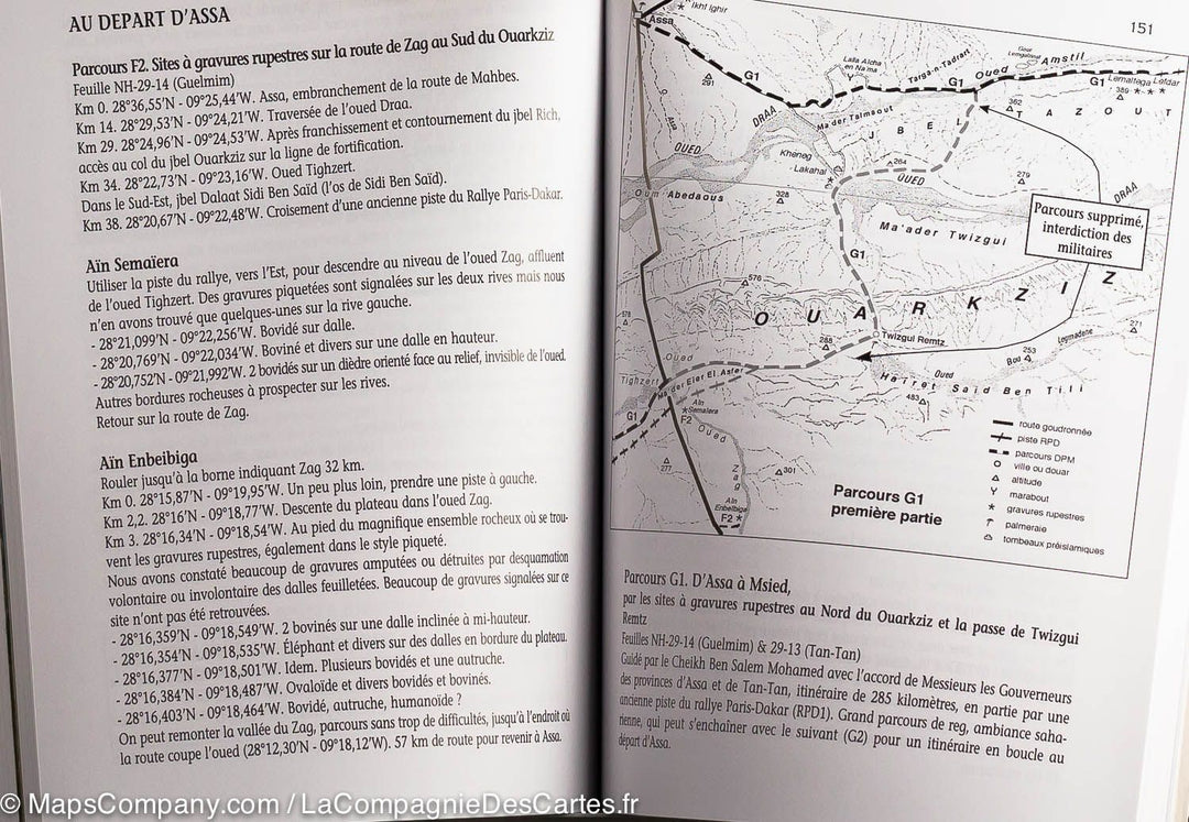 Guide Gandini - Pistes du sud du Maroc (de l'oued Draa à la Seguiet el Hamra) - Tome 3 - La Compagnie des Cartes