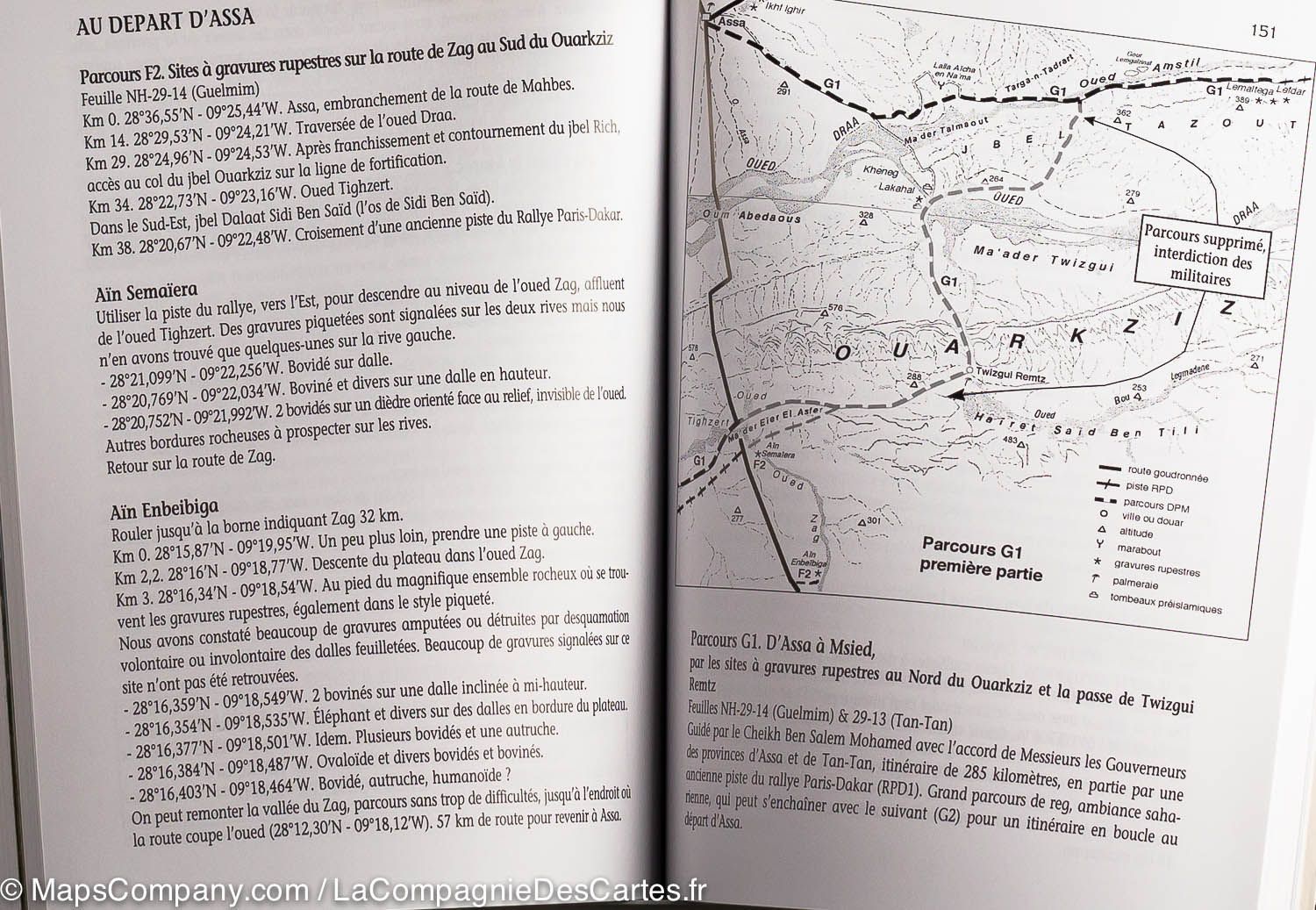 Guide Gandini - Pistes du sud du Maroc (de l'oued Draa à la Seguiet el Hamra) - Tome 3 guide de voyage Extrem'Sud - Guides Gandini