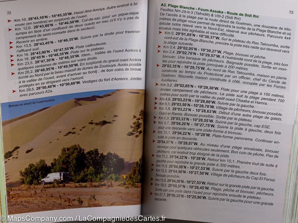 Guide Gandini - Pistes du sud du Maroc (du Tafilalet à l'Atlantique) - Tome 2 guide de voyage Extrem'Sud - Guides Gandini