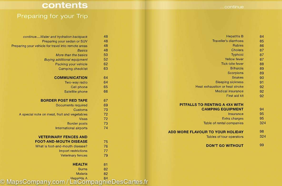 Guide pratique - Botswana en autonomie (en anglais) | Tracks4Africa guide de voyage Tracks4Africa