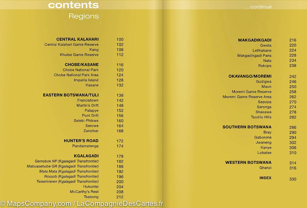 Guide pratique - Botswana en autonomie (en anglais) | Tracks4Africa guide de voyage Tracks4Africa