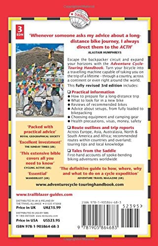 Guide pratique (en anglais) - Adventure Cycle Touring Handbook : Worldwide route and planning guide | Trailblazer guide pratique Trailblazer 