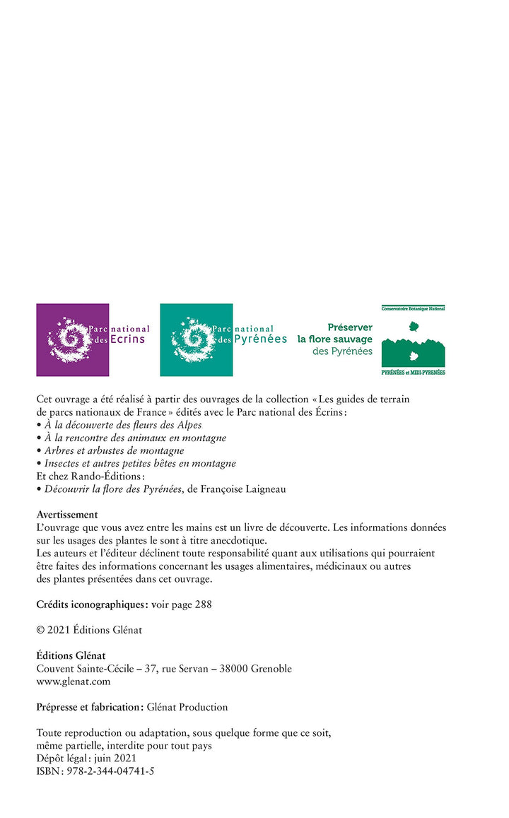Guide pratique - Faune et flore de nos montagnes | Glénat guide pratique Glénat 