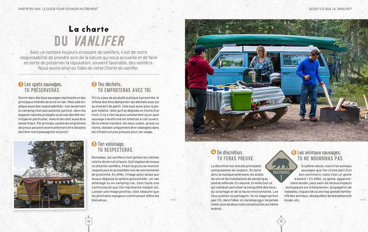 Guide pratique - Partir en Van : Le guide pour voyager autrement | Larousse guide de voyage Dilibel 