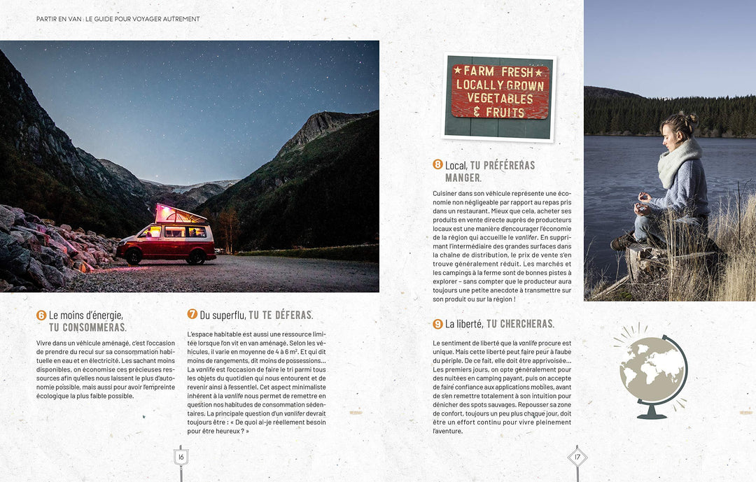 Guide pratique - Partir en Van : Le guide pour voyager autrement | Larousse guide de voyage Dilibel 