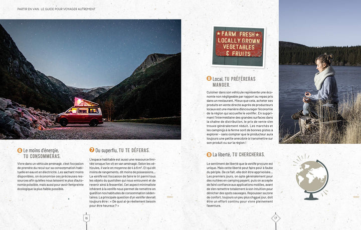 Guide pratique - Partir en Van : Le guide pour voyager autrement | Larousse guide de voyage Dilibel 