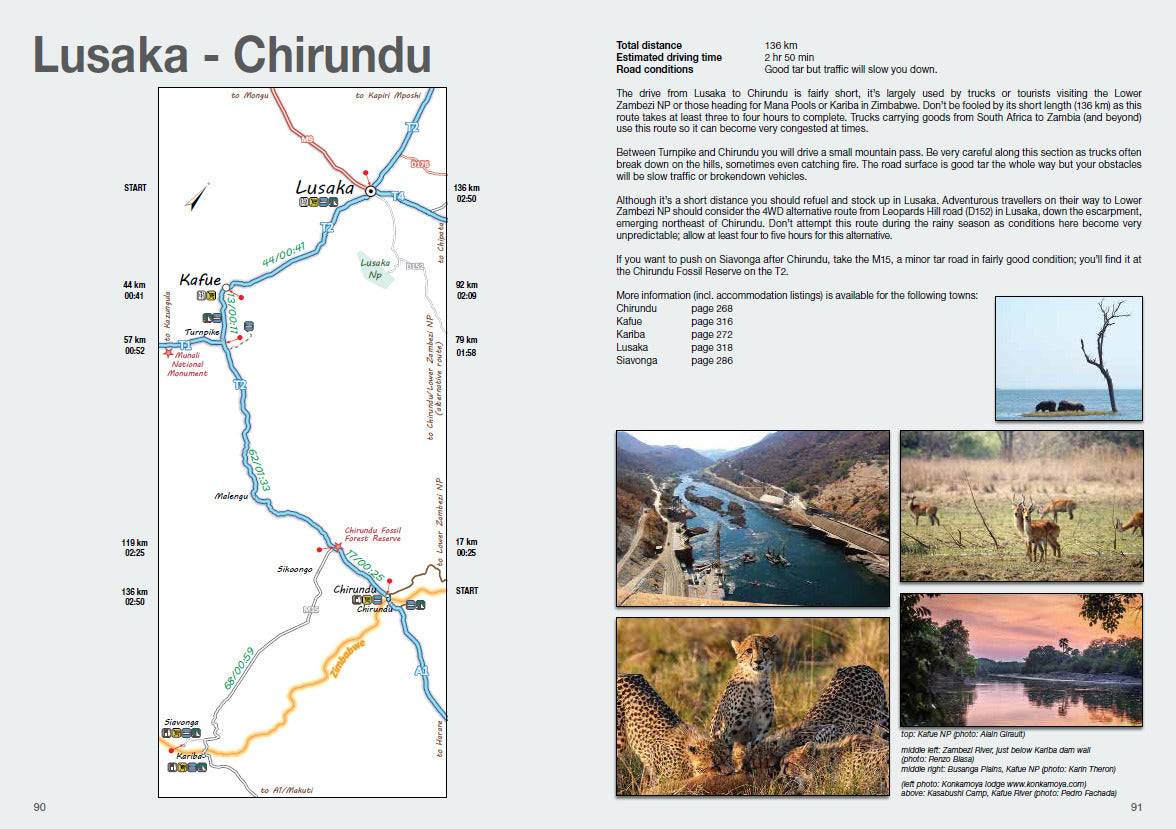 Guide pratique - Zambie en autonomie (en anglais) | Tracks4Africa guide de voyage Tracks4Africa 