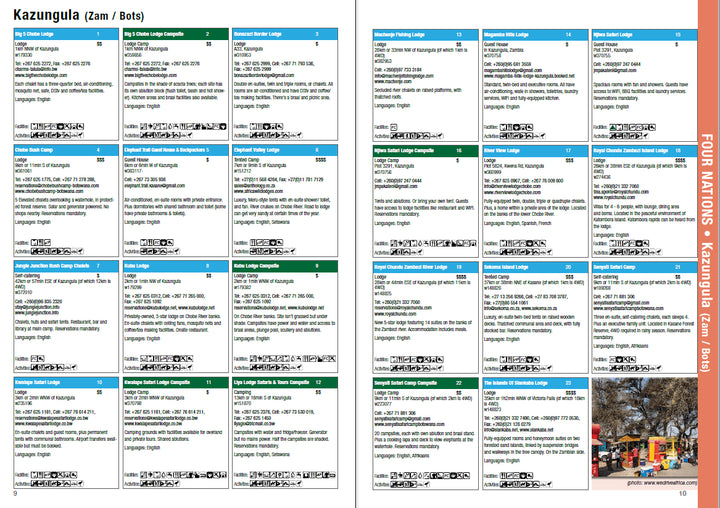Guide pratique - Zambie en autonomie (en anglais) | Tracks4Africa guide de voyage Tracks4Africa 