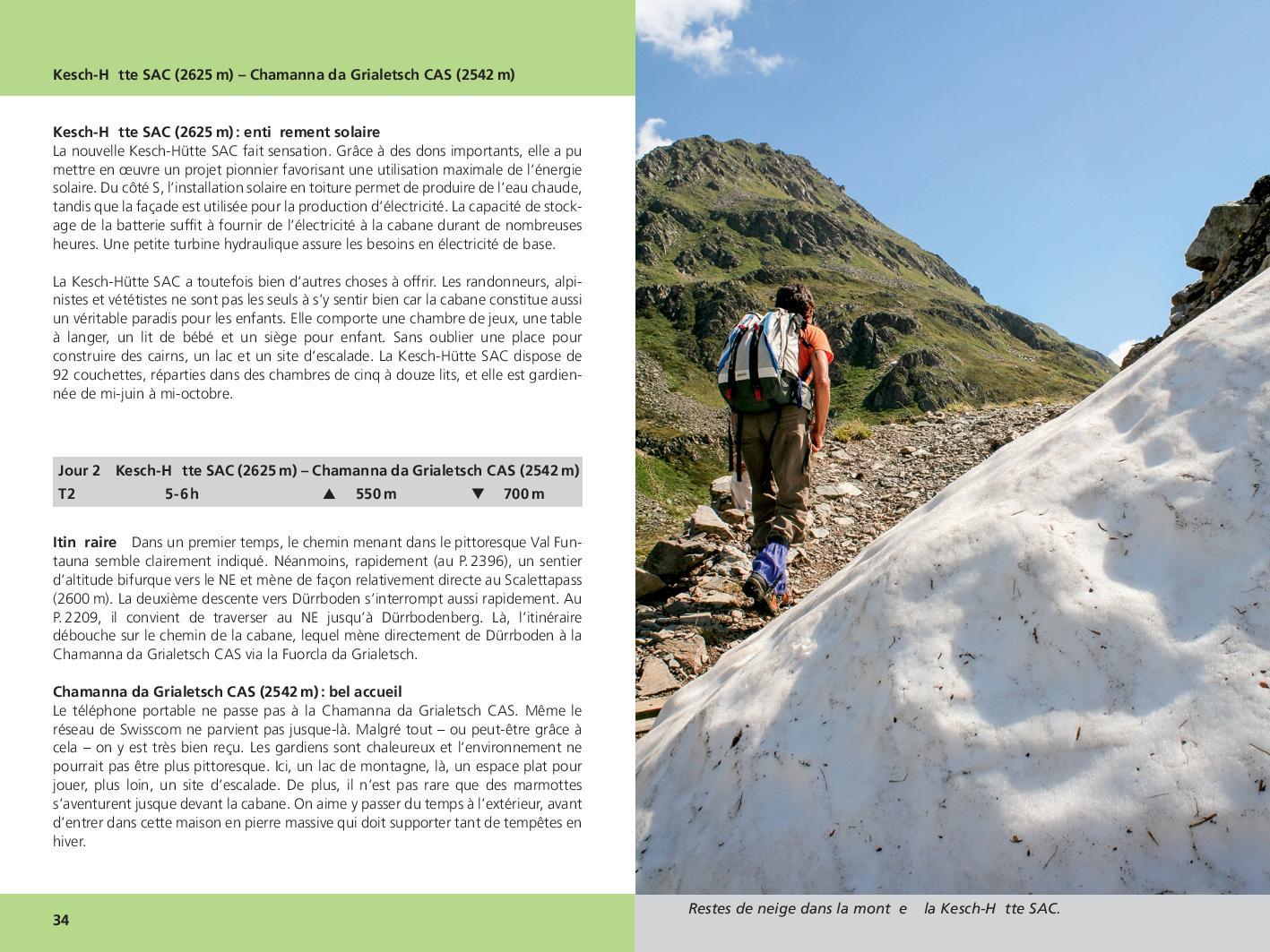 Guide - Randonnées en montagne de cabane en cabane | SAC - Club Alpin Suisse guide de randonnée SAC - Club Alpin Suisse 