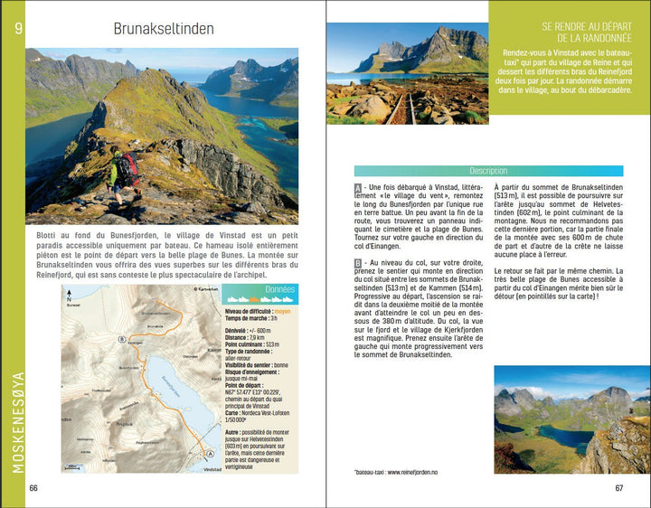 Guide - Randonner aux îles Lofoten guide de randonnée Topo Guide Lofoten 