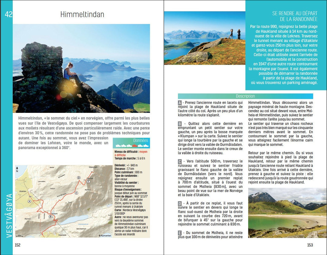 Guide - Randonner aux îles Lofoten guide de randonnée Topo Guide Lofoten 